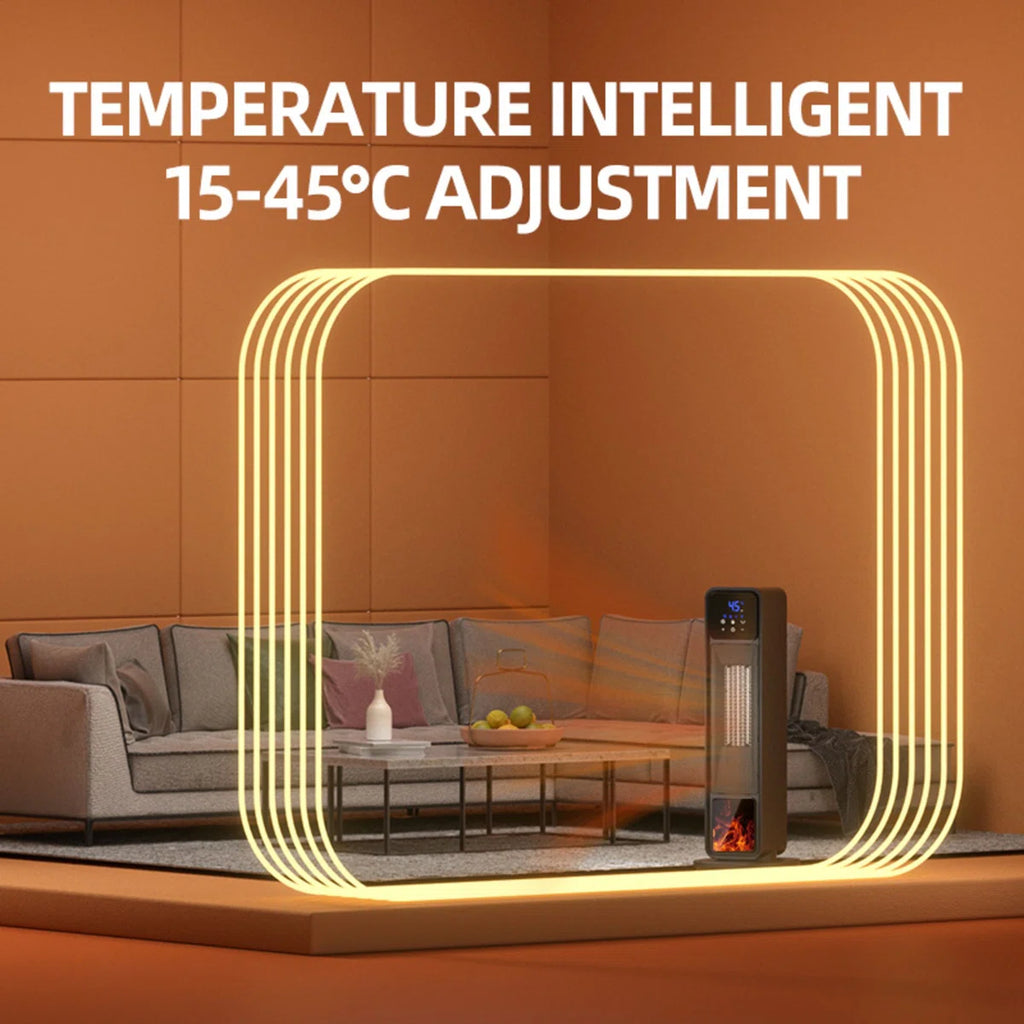 Electric Safe Ceramic Heater For Quick Heating With Remote Control