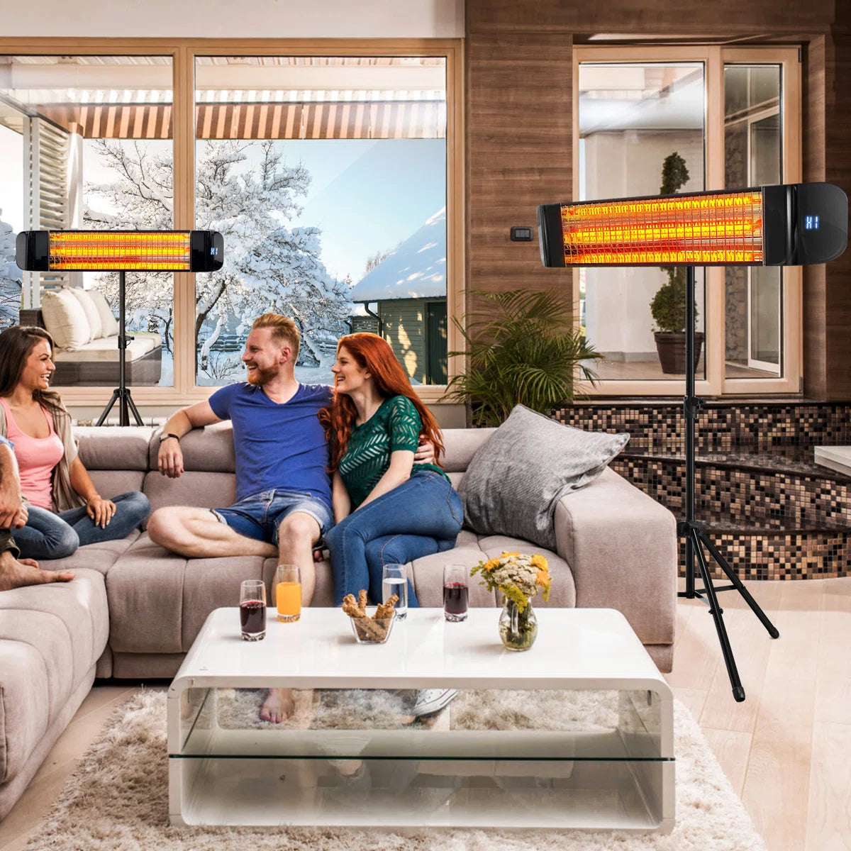 Electric Standing Patio Heater