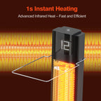 Premium Freestanding Tower Heater With Tip Over Switch Overheat Protection Heater