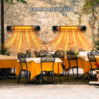 Wall Mounted Patio Heater Electric Infrared Outdoor Heater
