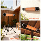 Wall Mounted Patio Heater Electric Infrared Outdoor Heater