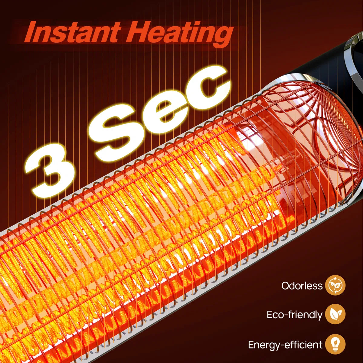 Wall Mounted Patio Heater Electric Infrared Outdoor Heater
