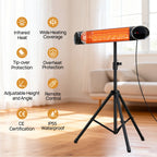 Wall Mounted Patio Heater Electric Infrared Outdoor Heater