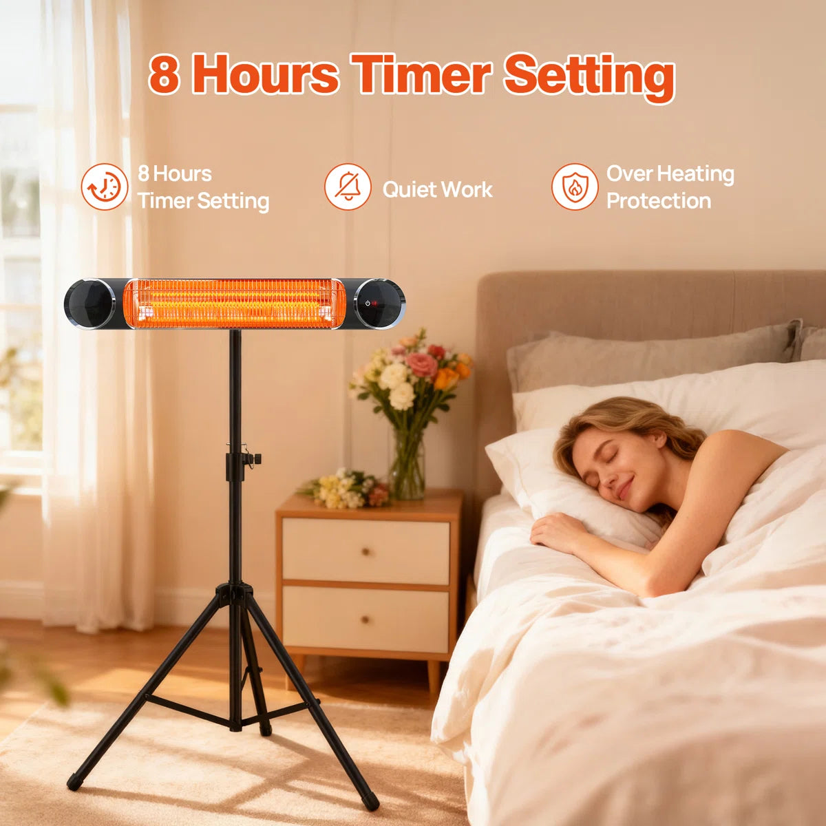 Wall Mounted Patio Heater Electric Infrared Outdoor Heater