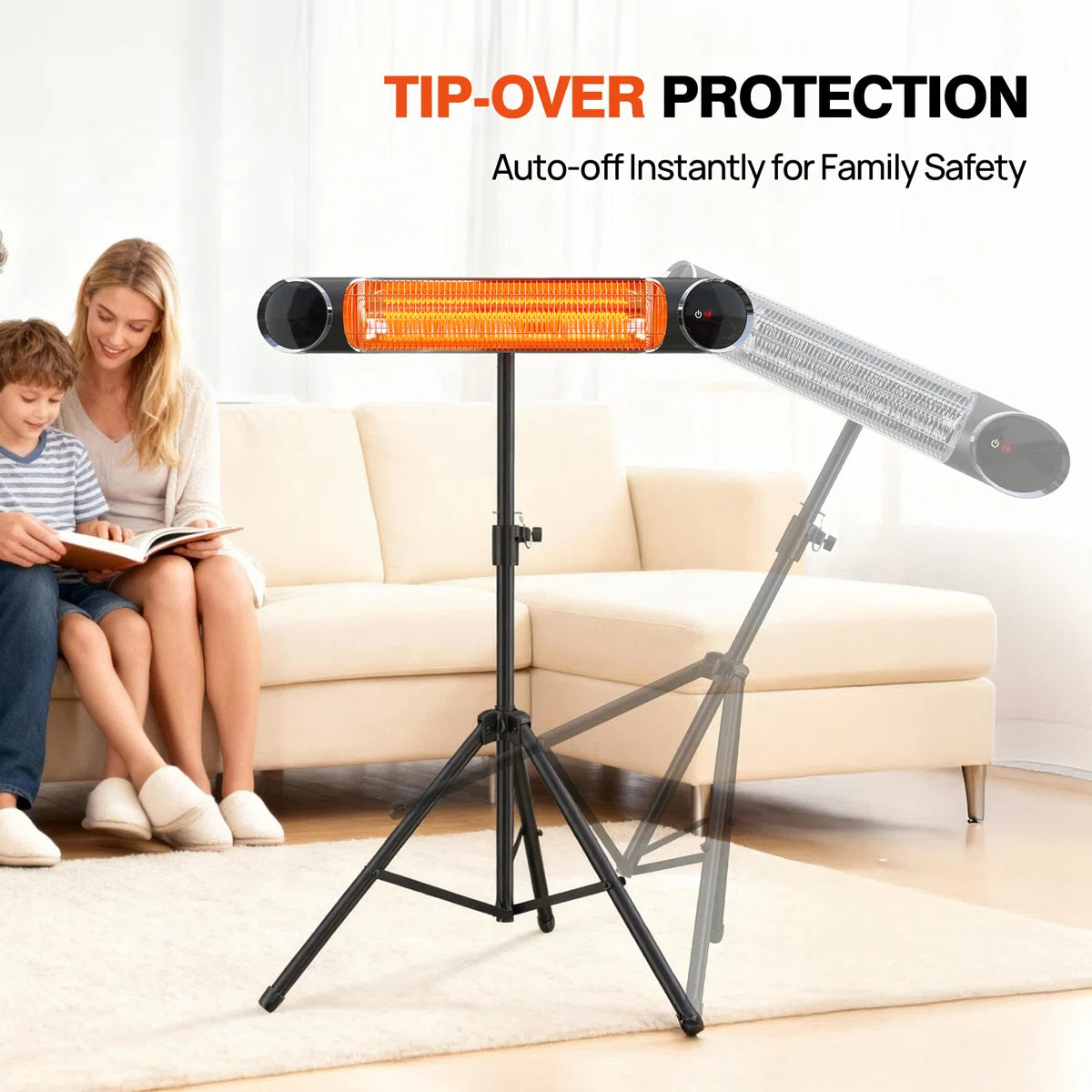 Wall Mounted Patio Heater Electric Infrared Outdoor Heater